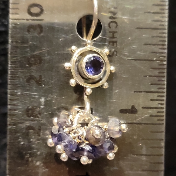 Beautiful Dave Paulus amethyst earrings - Picture 4 of 5